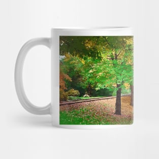 The Trees Line The Track Mug